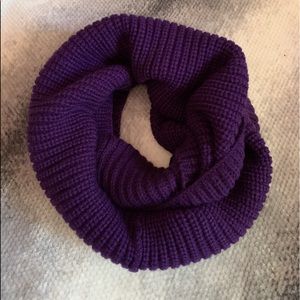 Purple infinity scarf